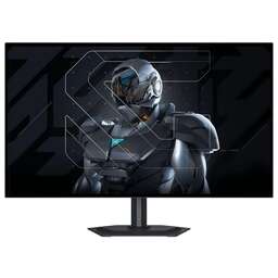 GIGABYTE Монитор 26.5" MO27Q28GR EK Black (WOLED, 2560 x 1440, 280Hz, 10bit (1.07B), 0,03ms, 335cd/m (1500cd/m пиковая), 1.5M:1, 2xHDMI-2.1, DP-1.4, 3xUSB3.2, USB Type-C (18W), Pivot)