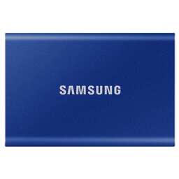 SAMSUNG Твердотельный накопитель SSD T7 Blue External MU-PC2T0H/WW 2TB 1.8" USB 3.2 Gen 2 Type-C, 1050/1000 RTL, (312403)