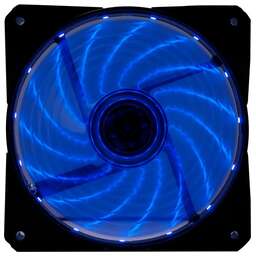 DIGMA Вентилятор для корпуса DFAN-LED-BLUE RGB 120х120x25 черный 3-pin 4-pin (Molex) 23дБ Ret