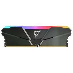 NETAC Память DDR4 16GB 3200MHz NTSRD4P32SP-16E Shadow RGB RTL Gaming PC4-25600 CL16 DIMM 288-pin 1.35В single rank с радиатором Ret