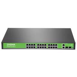 DIGMA Коммутатор DSP224F-2C-R400, неуправляемый [dsp224f-2c-r400 v1]