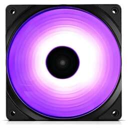 DEEPCOOL Вентилятор CF 120 120мм, 4-pin, 1500об/мин, 17.8 - 27 дБ, ARGB, черный, Ret [dp-fa-rgb-cf120-1]
