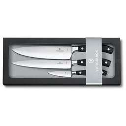 VICTORINOX Набор ножей кухон. Grand Maitre Chefs 7.7243.3 (7.7243.3) компл.:3предм. черный подар.коробка