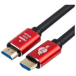 ATCOM (АТ5941) Кабель HDMI 2М (Red/Gold, в пакете) VER 2.0