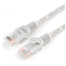 PREMIER Патч-корд PP31-1.5M-LSZH 1Гбит/с UTP 4 пары cat.5E CCA molded 1.5м серый RJ-45 (m)-RJ-45 (m)