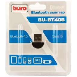 BURO Адаптер USB BU-BT40B BT4.0+EDR class 1.5 20м черный