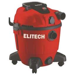 ELITECH Строительный пылесос ПС 1235А, черный [207386]