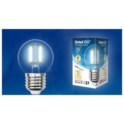 UNIEL (UL-00003255) LED-G45-7,5W/NW/E27/CL GLA01TR