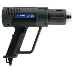 ATTEN Ручной цифровой термофен ST-2308 230В, 2100 Вт, 50-650℃, светодиодное меню