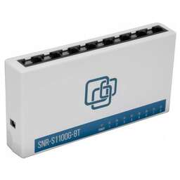 SNR Коммутатор -S1100G-8T, неуправляемый
