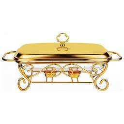 AGNESS МАРМИТ ПРЯМОУГ GOLD 2,2L 781-507