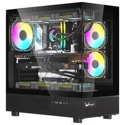 FORMULA Корпус Crystal Z8 черный без БП ATX 11x120mm 4x140mm 1xUSB3.0 audio bott PSU