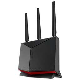ASUS Роутер беспроводной RT-BE86U BE6800 100/1000/2500/10000BASE-T черный