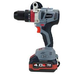 PROFIPOWER Аккумуляторный бесщеточный НАБОР 2в1 ProfiSet 2С18 (Li-ion-2шт, 4Ач, Адаптер HEX, набор головок, З/У, кейс, E0186, E0087)