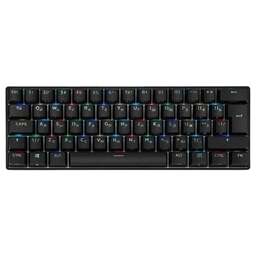 ROYAL KLUDGE Клавиатура RK61 Black USB/2.4 GHz/Bluetooth, RGB, Hot Swap, Brown switch