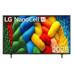 LG 55" Телевизор 55NANO81A6A.ARUG, NanoCell, 4K Ultra HD, черный, СМАРТ ТВ, WebOS