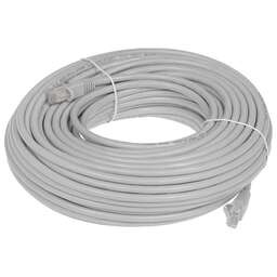 BURO Патч-корд UTP-6-30M-G UTP 4 пары cat.6 CCA molded 30м серый RJ-45 (m)-RJ-45 (m)