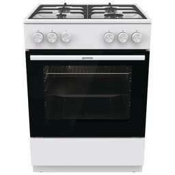 GORENJE Плита Газовая GG6A10WFFM белый (без крышки) реш.сталь