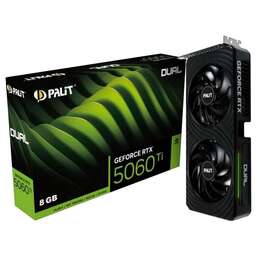 PALIT Видеокарта RTX5060Ti DUAL 8GB GDDR7 128bit 3xDP HDMI 2FAN RTL