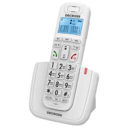 DECROSS Р/Телефон Dect DC1014 белый АОН