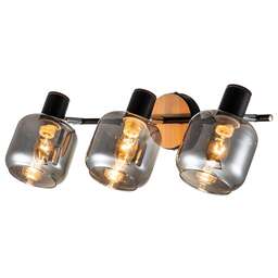 ESCADA 10177/3A E14*40W Black/Chrome/Wood