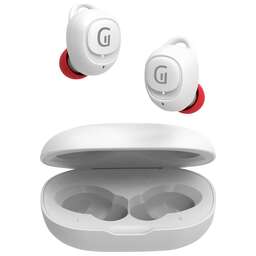 NONAME Наушники Groher EarPods i50, Bluetooth, внутриканальные, белый/красный