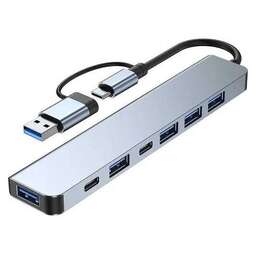 PALMEXX Хаб (разветвитель) PX/HUB-080, серый