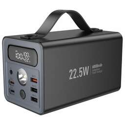 HOCO (6942007638524) J138 60000mAh 3USB+2Type-C+1DC 3.0A PD20W , черный