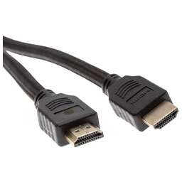 CACTUS Кабель аудио-видео CS-HDMI.2-1.8, HDMI (m) - HDMI (m) , ver 2.0, 1.8м, GOLD, черный