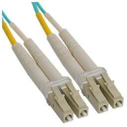 LANMASTER Патч-корд LAN-2LC-2LC/OM3-10 2x50/125 OM3 LC дуплекс-LC дуплекс 10м LSZH голубой