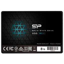SILICON POWER SSD накопитель Ace A55 SP008TBSS3A55S25 8ТБ, 2.5", SATA III, SATA