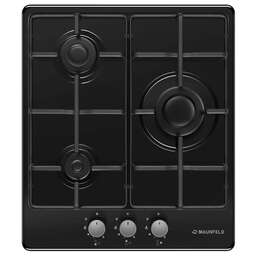 MAUNFELD Газовая варочная поверхность EGHE.43.3STS-EB черный