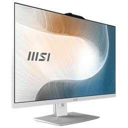 MSI Моноблок Modern AM242P 1M-1022XRU 23.8" Full HD Core 5 120U (1.4) 16Gb SSD512Gb Graphics noOS GbitEth WiFi BT 120W клавиатура мышь Cam белый 1920x1080