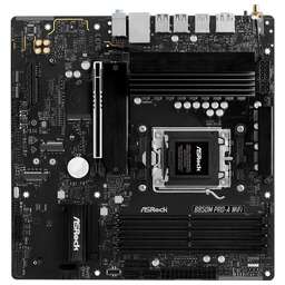 ASROCK Материнская плата B850M PRO-A WIFI Socket AM5 AMD B850 4xDDR5 mATX AC`97 8ch(7.1) 2.5Gg RAID+HDMI+DP