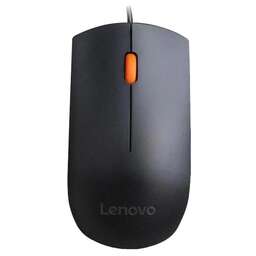 LENOVO Мышь 300 черный/оранжевый оптическая 1600dpi USB для ноутбука 2but (GX30M39704)