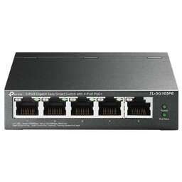 TP-LINK Коммутатор 5PORT 1000M 4P POE+ TL-SG105PE