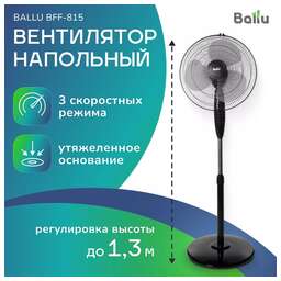 BALLU Вентилятор напольный осевой BFF-815
