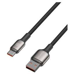 ROMOSS Кабель CB303A, USB Type-C (m) - USB (m), 2м, MFI, в оплетке, черный [1746962]