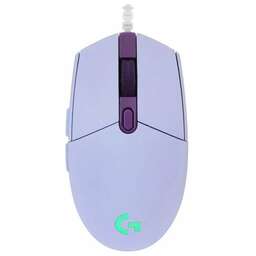 LOGITECH Мышь игровая проводная G102 Lightsync фиолетовый (910-005857)