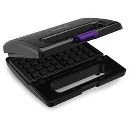 KITFORT Вафельница КТ-3611 800Вт черный/фиолетовый