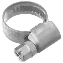 СИБРТЕХ Хомуты нержавеющая сталь, Стандартное болтовое крепление 10-16 мм, 100 штук в упаковке, ширина 9 мм 47577