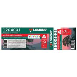 LOMOND Бумага 1204031 24"(A1) 610мм-30м/150г/м2/белый глянцевое для струйной печати втулка:50.8мм (2")