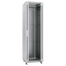 CABEUS Шкаф коммутационный SH-05C-42U60/80 напольный, стеклянная передняя дверь, 42U, 600x2055x800 мм