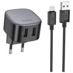 HOCO (6942007617390) CS31Am Black СЗУ 2USB 2.1A