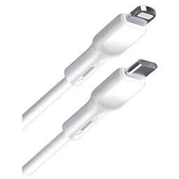 BORASCO Кабель Lightning (m) - USB Type-C (m), 3м, белый [52549]