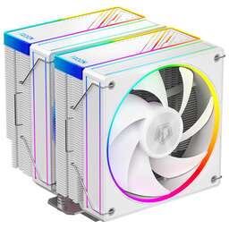 ID-COOLING Вентилятор для процессора FROZN A620 ARGB WHITE (Soc AM4/AM5/115X/1200/1700, 120mm, 2000rpm, 29.9 дБ, 270W, PWM 4-pin, Al-Cu)