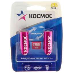 КОСМОС KOCR6NIMH2700MAH2BL