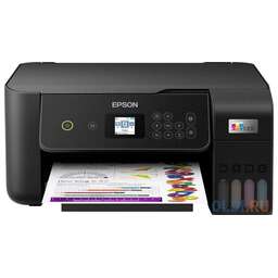 EPSON МФУ струйный L3260 цветная печать, A4, с СНПЧ, цвет черный [c11cj66507/c11cj66414]