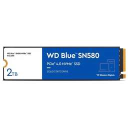 WD Накопитель SSD S PCIe 4.0 x4 2TB S200T3B0E Blue SN580 M.2 2280