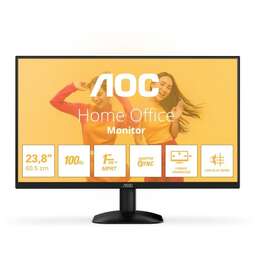 AOC Монитор 23.8" 24B35HM2 Black (VA 1920x1080 100Hz 1мс 300кд/м 4000:1 1xHDMI 1xD-SUB)